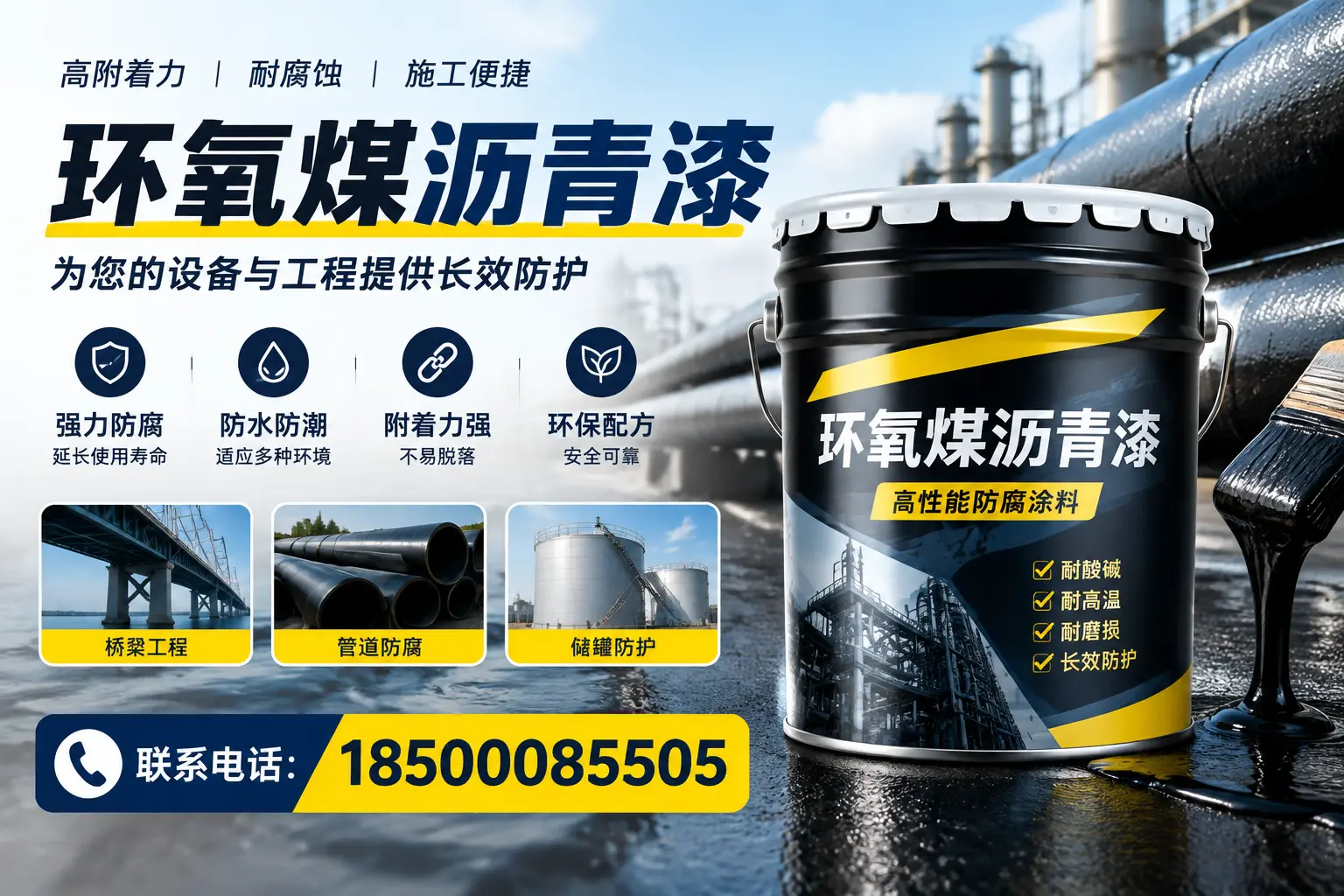 环氧煤沥青漆与其他涂料的对比分析，助力伊春企业决策